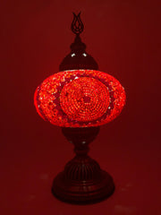 Mosaic Turkish Lamp Red Large