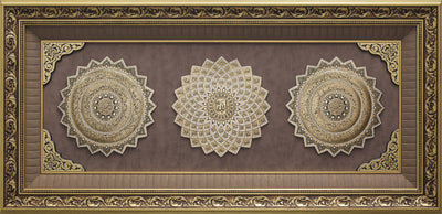LARGE 4 Feet Wall Frame Gold