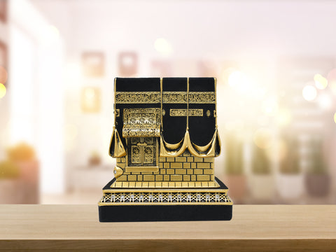 Mecca Ka'ba Model Gold Table Decor (Large)