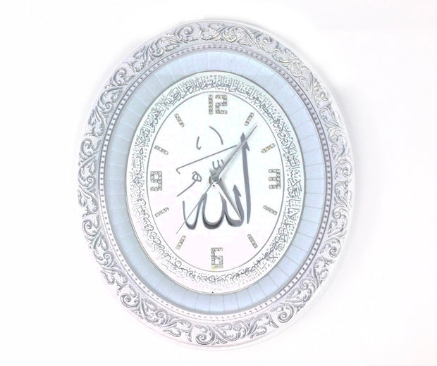 Islamic Oval Wall Clock Home Decor 3 colors