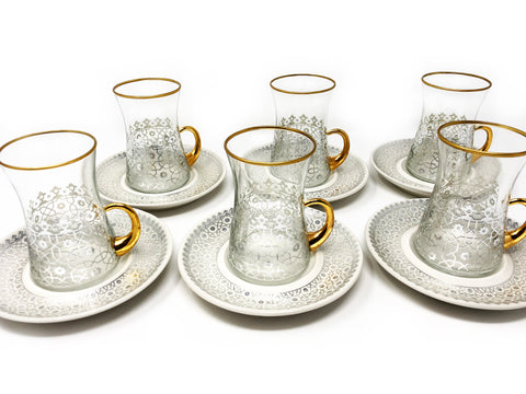 Istanbul Tea and Coffee Set- Silver