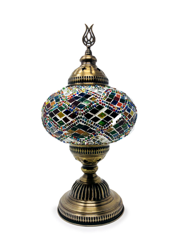 Mosaic Turkish Lamp Four Seasons Large