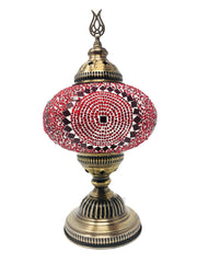 Mosaic Turkish Lamp Red Large