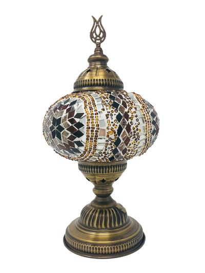Mosaic Turkish Lamp Royal Gold Large