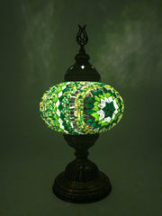 Mosaic Turkish Lamp Royal Green Large