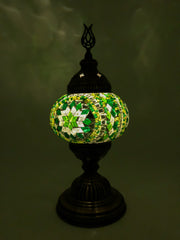 Mosaic Turkish Lamp Royal Green Medium