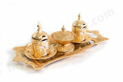Sivas Prestige Ottoman Coffee Set - Mirrored (3 Colors)