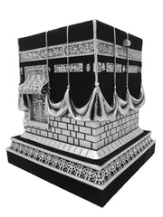 Mecca Ka'ba Model Silver Table Decor