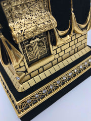 Mecca Ka'ba Model Gold Table Decor (Large)