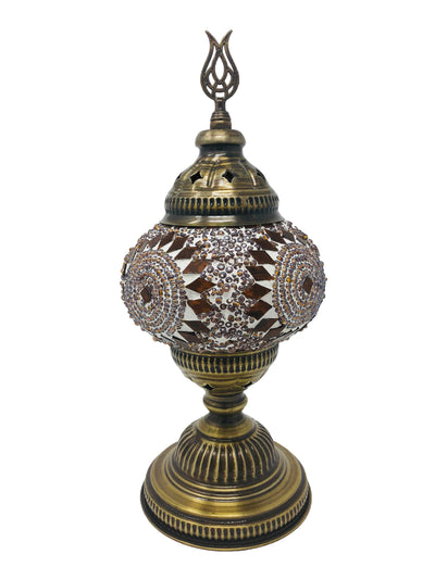 Mosaic Turkish Lamp Royal Gold Medium