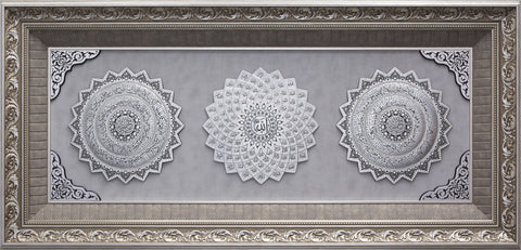 LARGE 4 Feet Wall Frame Silver
