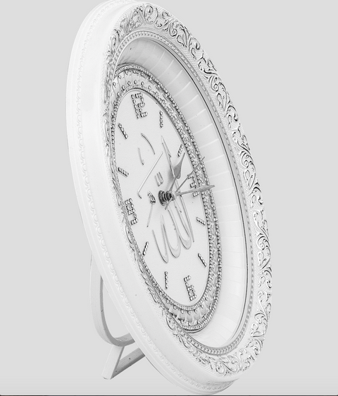 Islamic Oval Wall Clock Home Decor 3 colors