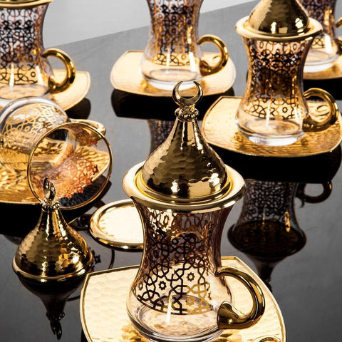 Konya Tea Set - Gold