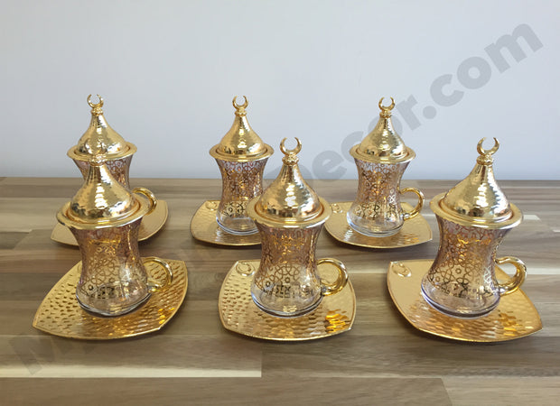 Konya Tea Set - Gold