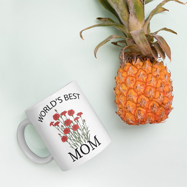Mother's Day Mug - World's Best Mom - Mom From Son, Mom From Daughter.