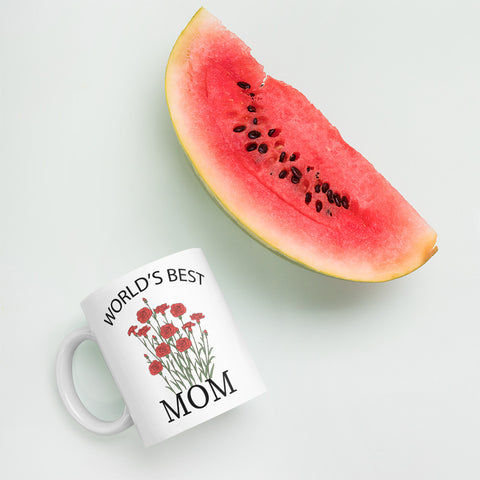 Mother's Day Mug - World's Best Mom - Mom From Son, Mom From Daughter.