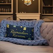 Ramadan Kareem (English-Arabic) Basic Pillow Case w/ stuffing