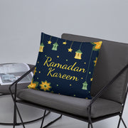 Ramadan Kareem (English-Arabic) Basic Pillow Case w/ stuffing