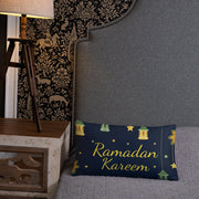 Ramadan Kareem (English-Arabic) Basic Pillow Case w/ stuffing